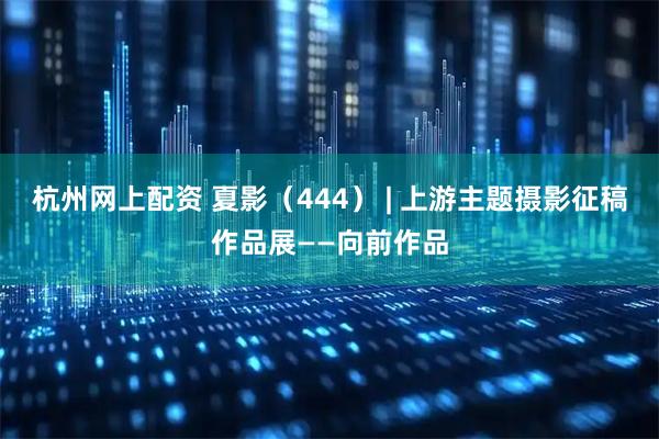 杭州网上配资 夏影（444） | 上游主题摄影征稿作品展——向前作品